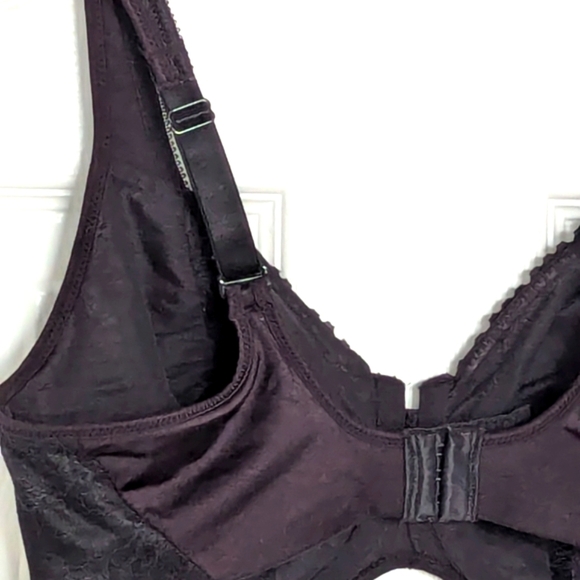 Bali (36D) Black Lace Underwire Bra - Picture 9 of 14